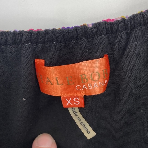 Hale Bob Cabana Romper Womens XS Multi Floral Colorblock - Picture 6 of 13